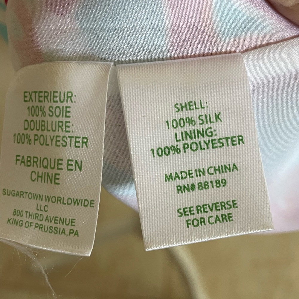❌SOLD❌🎉HP🎉Lilly Pulitzer Marlee One Shoulder Silk Dress 2 - Picture 9 of 12